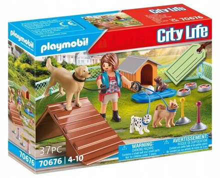 Конструктор Playmobil City Life - Подарочный набор для дрессировки собак - Плеймобиль 70676