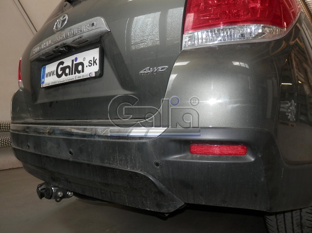 Фаркоп оцинкованный Galia T068C для Toyota Highlander 2010-2014(паспорт и сертификат в комплекте)(без электрики)