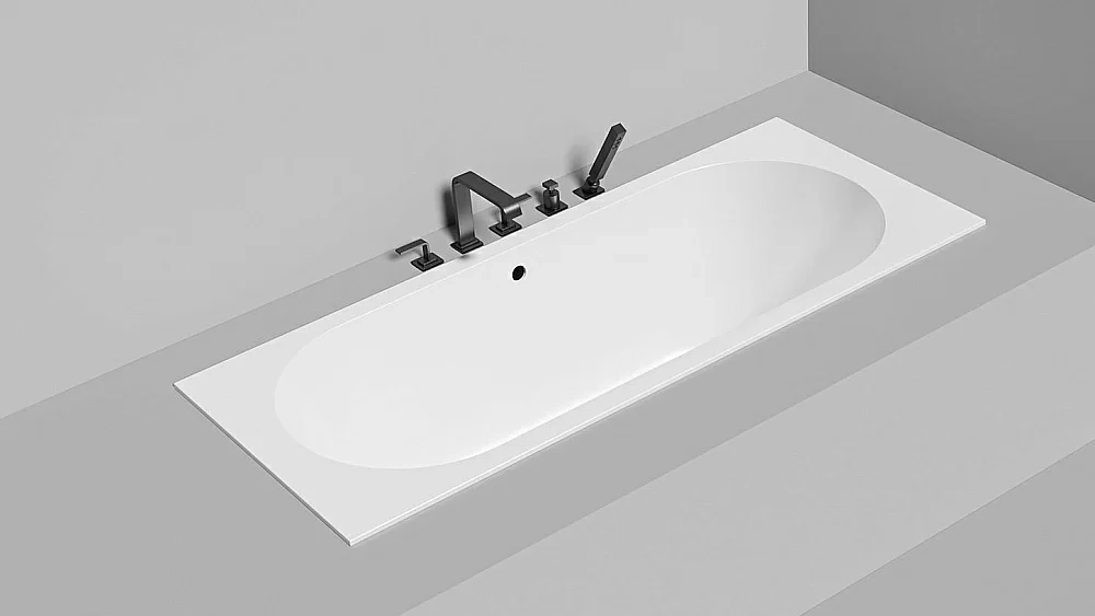 Ванна Salini Ornella Axis S-Stone 170х75 103423M белая матовая