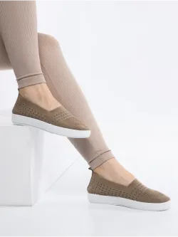 Мокасины летние текстильные