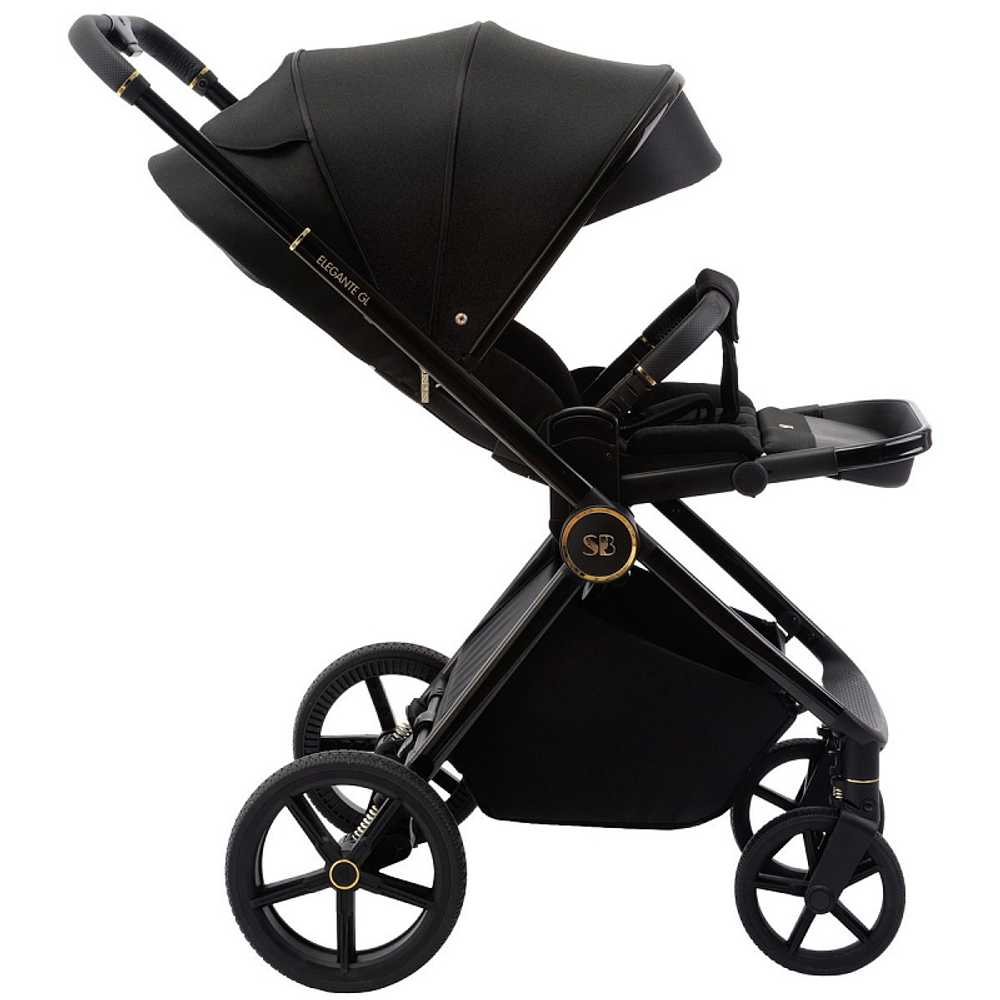 Детская прогулочная коляска Sweet Baby Elegante GL/Black