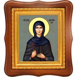 Феврония Ишина преподобномученица. Икона на холсте.