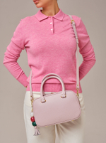 Кожаная сумка Hawaii DBR 31216 розовый дым