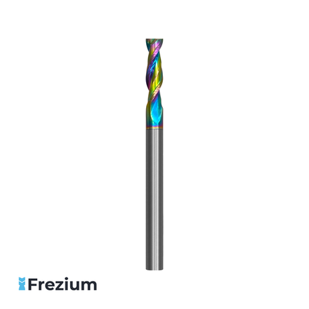 Концевая твердосплавная фреза (6x6x22x80 Z2 DLC)