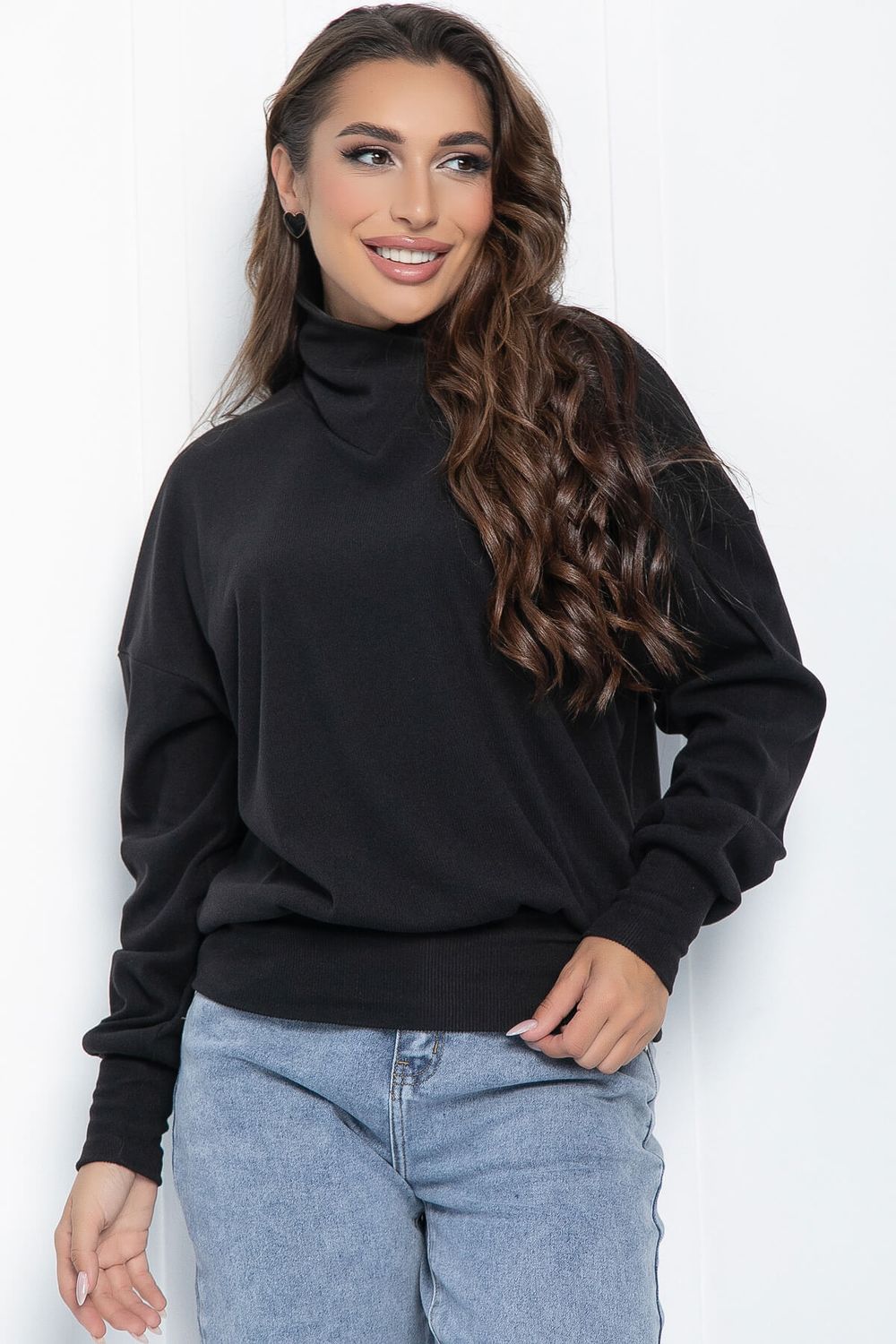 Водолазка Моди (черная) Б11277 LT Collection