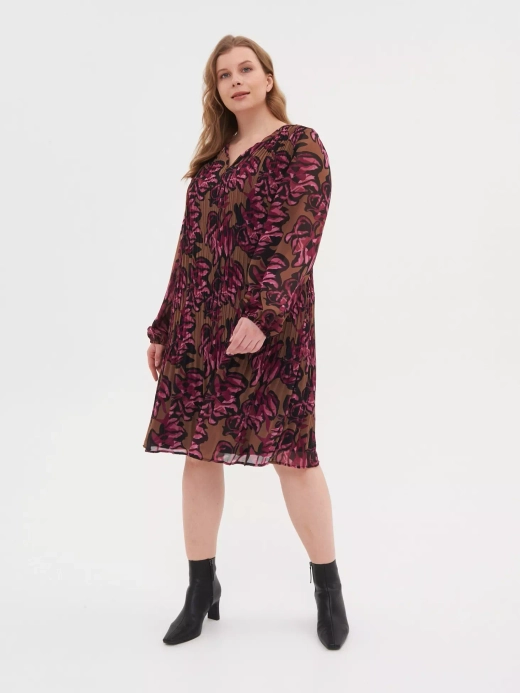 Плиссированное платье