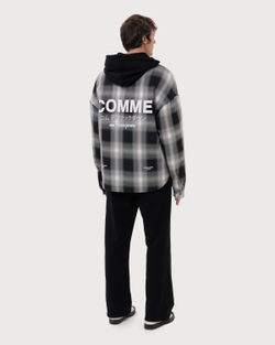 COMME DES FUCKDOWN РУБАШКА ЧЕРНАЯ