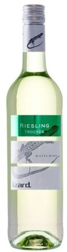 Вино ЛИЗАРД РИСЛИНГ ТРОКЕН  2021г белое полусухое 0,75