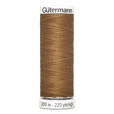 01 Нить Sew-All 100/200 м для всех материалов, 100% полиэстер Gutermann 748277 (887 бежево-горчичный)
