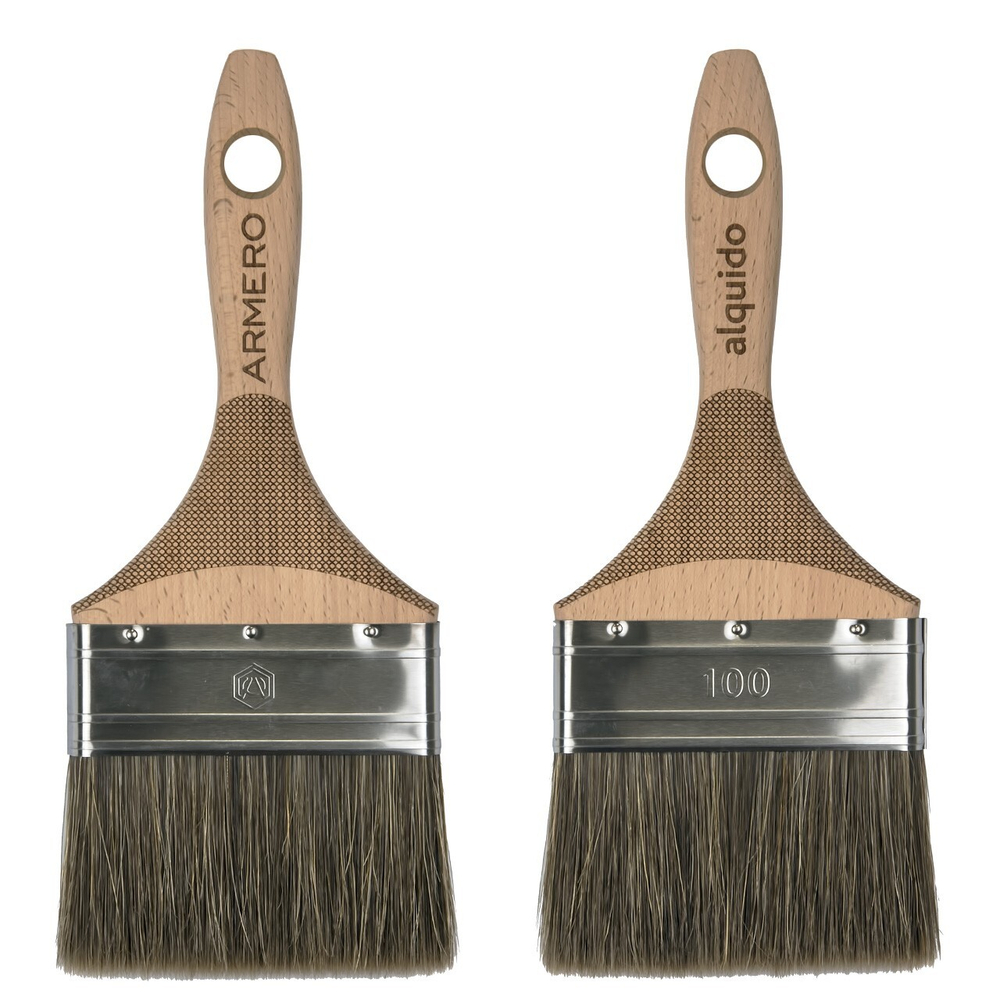 Кисть малярная Armero A801/100, для красок и лаков на алкидной основе, 100х19 мм