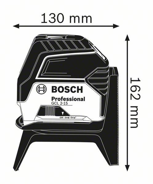 Линейный лазерный нивелир GCL2-15 BOSCH 0601066E00