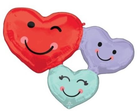 Фигура "Смайлики-сердечки"