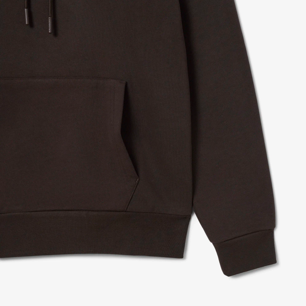 Худи Lacoste Fleece коричневое