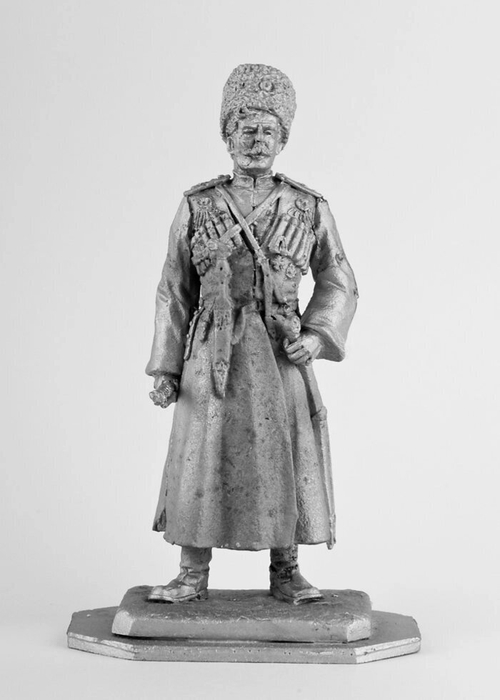 Оловянный солдатик Казак с плеткой, 1914
