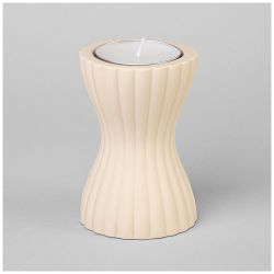 ПОДСВЕЧНИК СО СВЕЧОЙ 8.5*8.5*12.5СМ (СВЕЧА АРОМАТИЧЕСКАЯ В КОМПЛЕКТЕ)