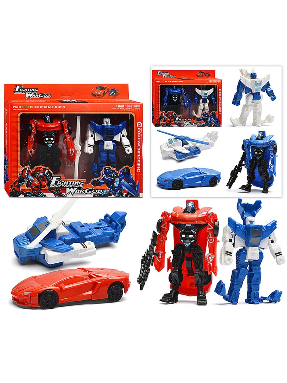 Набор роботов Бои титанов трансформирующихся (HF111-7)