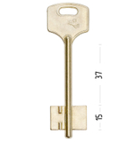 Заготовка сувальдного ключа 13949 ELB14D (желтый)