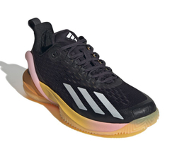 Женские Кроссовки теннисные Adidas Adizero Cybersonic W Clay - black/orange/pink
