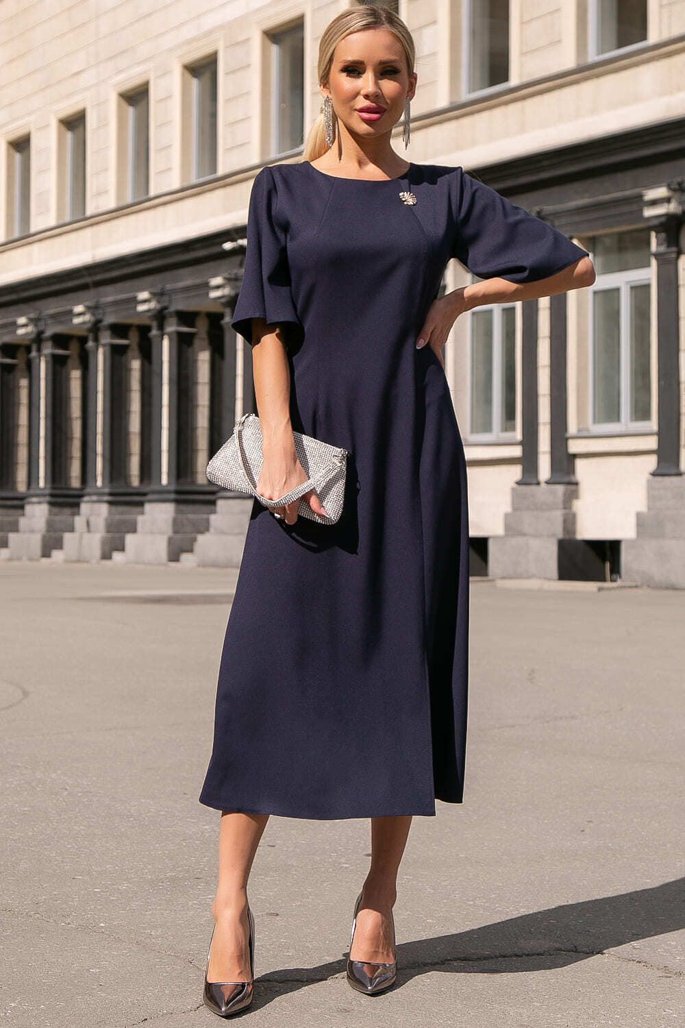 Платье "Астра" (блю) П3977 LT Collection (Акция)