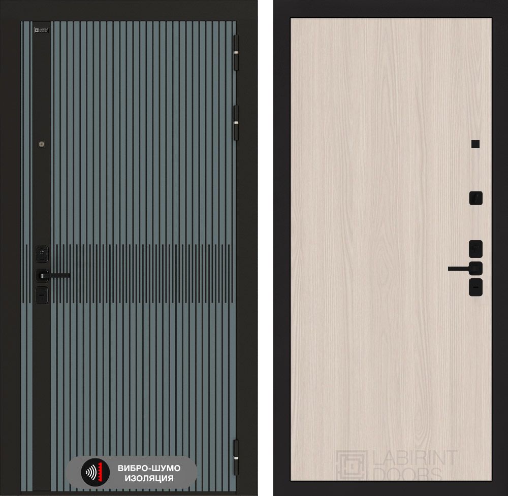 Входная дверь Лабиринт ИССИДА - 05 Ясень Светлый