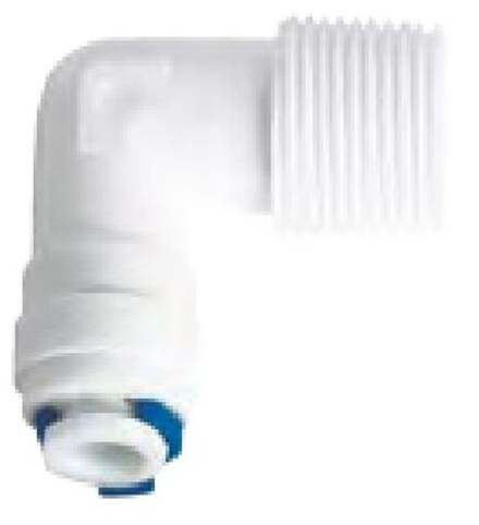 Фитинг угловой 1/4"-3/8" (трубка-резьба) QT-10А Naturewater