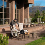 Комплект пластиковой мебели Nardi Folio Poggio, табак, бежевый