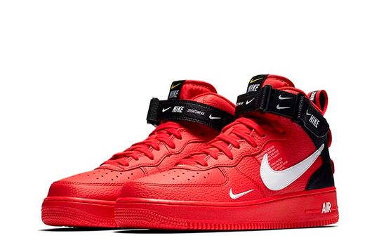 Кроссовки Nike Air Force 1 '07 LV8 Mid Utility Red/Black