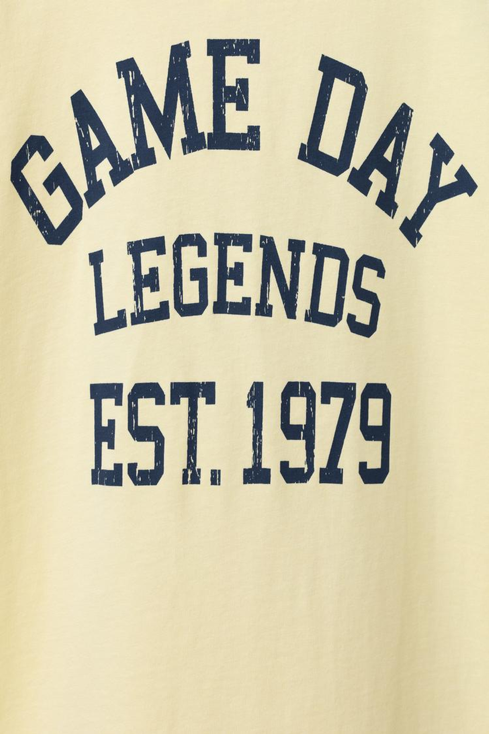 ZARA ФУТБОЛКА С НАДПИСЬЮ И СПОРТИВНЫМ ДИЗАЙНОМ, ЖЕЛТЫЙ