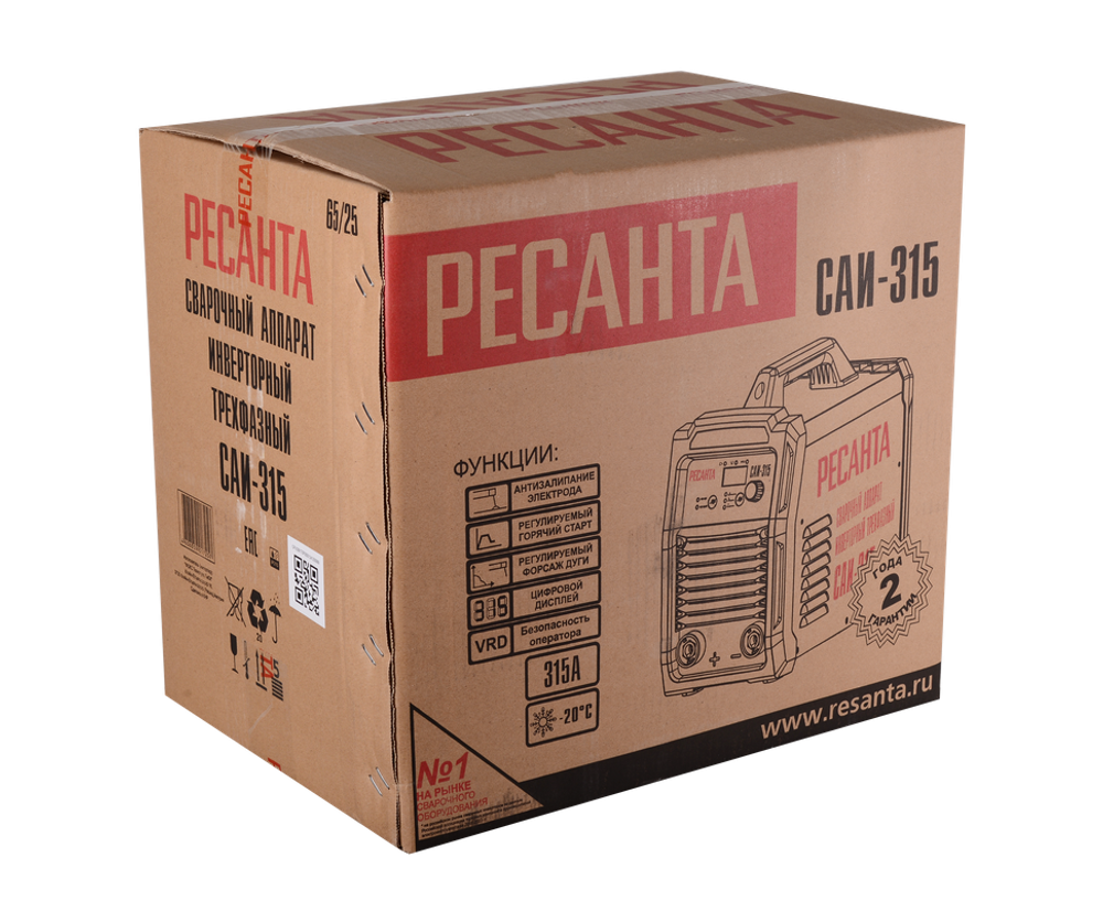 Сварочный аппарат инверторный Ресанта САИ 315 3ф