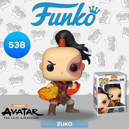 Фигурка Funko POP! Animation Avatar The Last Airbender Zuko (538) 36466