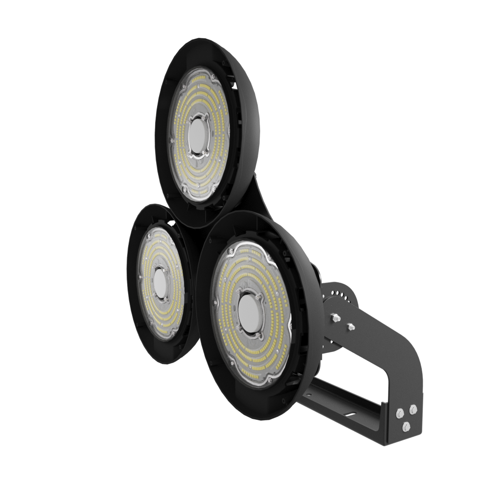 Прожектор LED ТАЙФУН ДО06-600-002-4К-Л Д90 600Вт 4000К IP65 Прозрачный 114000лм 260х161мм WOLTA PRO