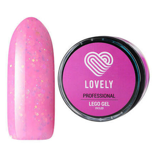 Гель для наращивания и укрепления Lovely, Lego Gel Mermaid Andrina, 15 гр
