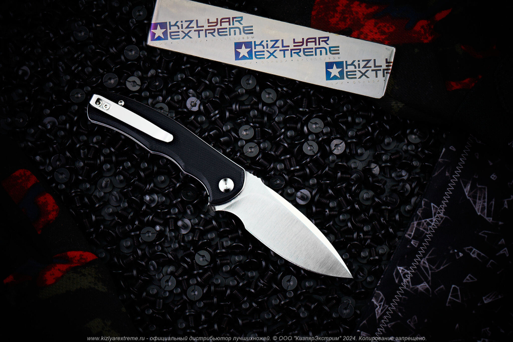 Нож Civivi Mini Praxis C18026C-2 сталь D2 Satin Finished рукоять Black G10