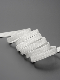 Резинка узкая бельевая цвет теплый белый ширина 6 мм