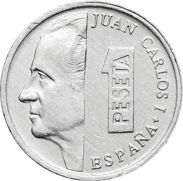 1 песета 1989-2001 Испания