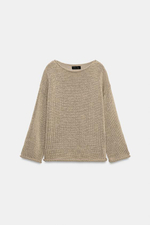 СВИТЕР С ШИРОКИМ ВОРОТНИКОМ - ZARA