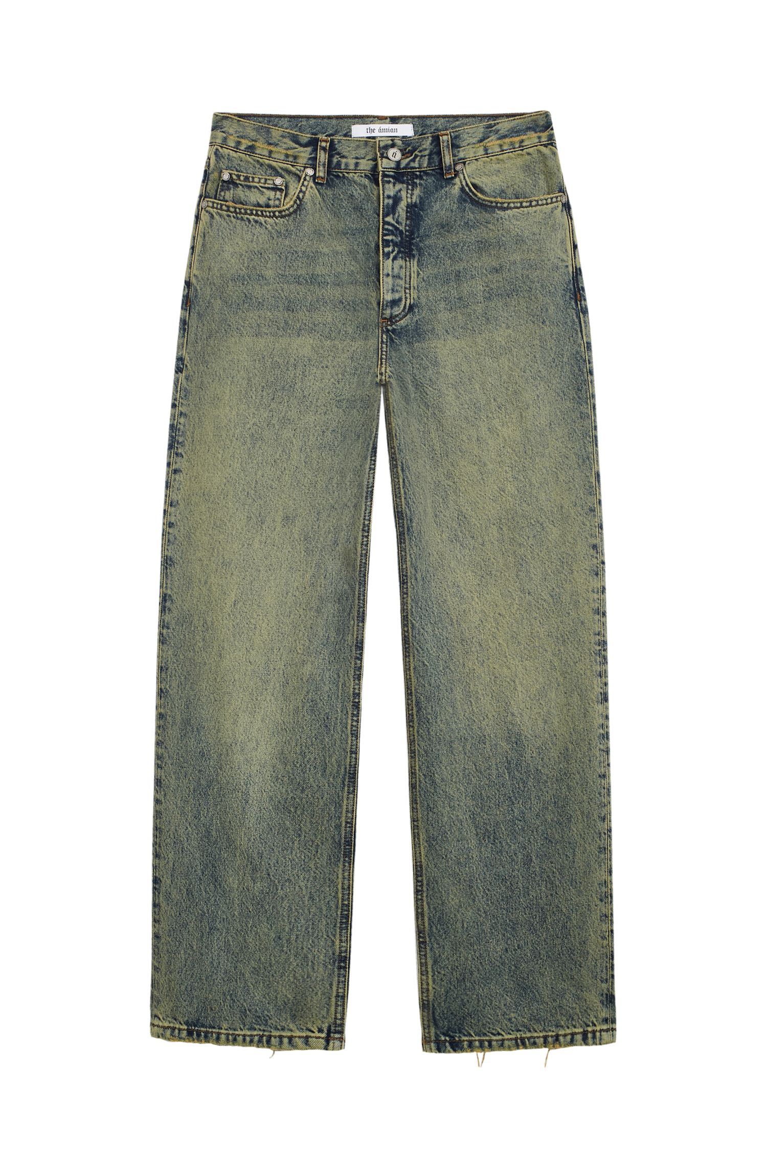vintage jeans, green