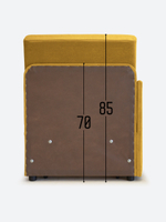 Кресло-кровать "Миник" с правым подлокотником, под правую руку