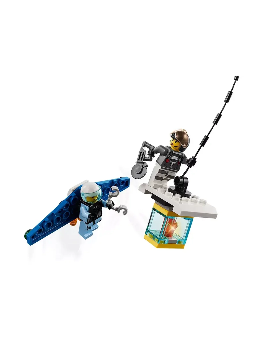 Конструктор Сити "Воздушная полиция: Кража Бриллиантов"