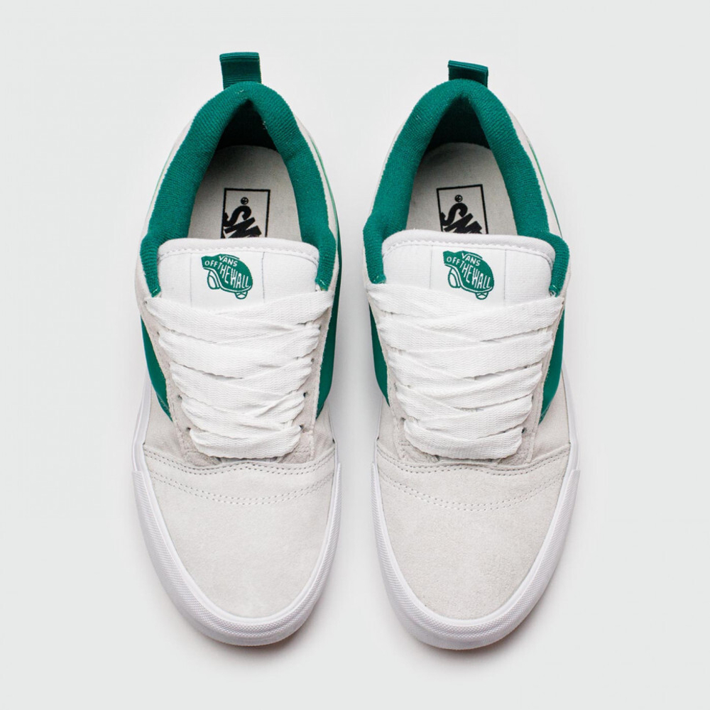 кеды Vans Knu Skool Grey / Green / White Wmns