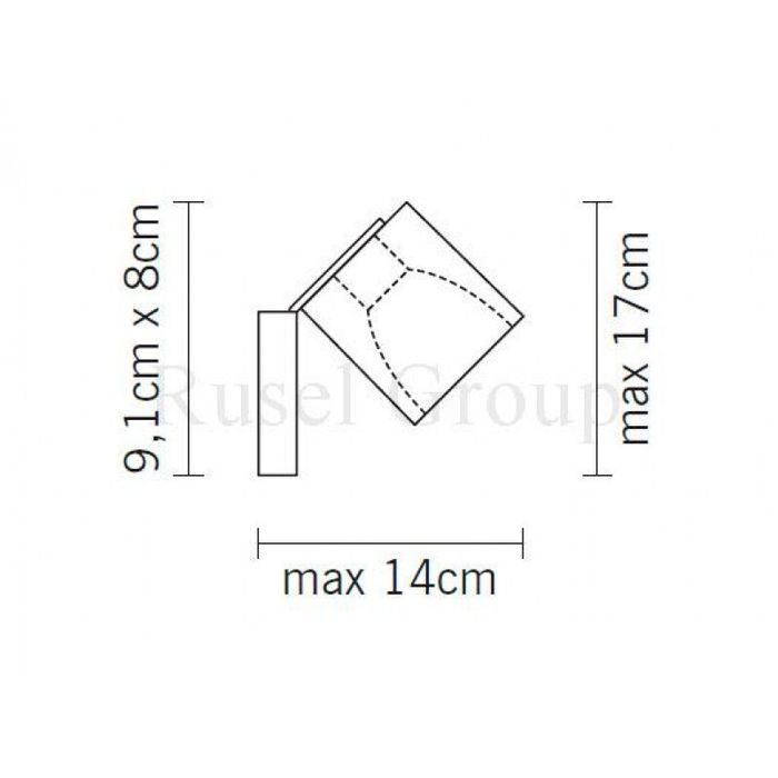 Настенный светильник Fabbian Cubetto Crystal Glass D28 G90 00