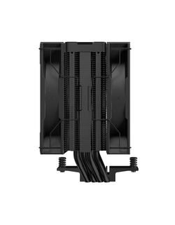 DEEPCOOL AG400 DIGITAL PLUS LGA1700/1200/115X/AM5/AM4 (9шт/кор, TDP 220W, PWM, DUAL ARGB Fan 120mm, 4 тепл. трубки, черный) RET