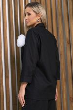 Пиджак льняной Мэрлин (черный) Б13239-7М LT Collection