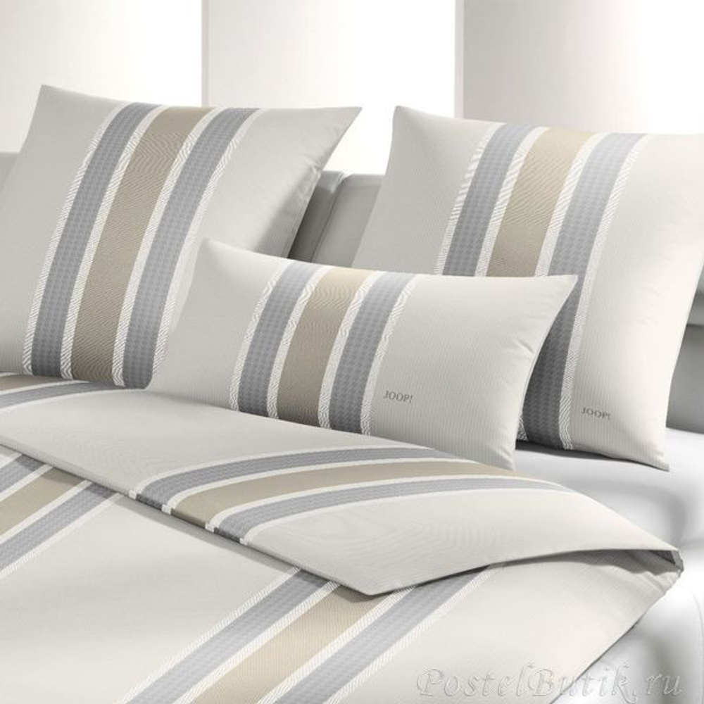 Наволочка 70x70 JOOP! Fashion Stripes бежевая Германия