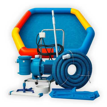 Наборы для чистки бассейнов с насосом и пылесосом