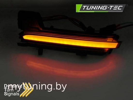 Повторители указателей поворота в зеркала для Skoda Kodiaq (16-...) / Karoq (17-...) без кругового обзора