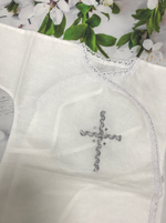 Рубашка для крещения "Зайка" Арикул: 001 (Размер: 0-6 мес. )