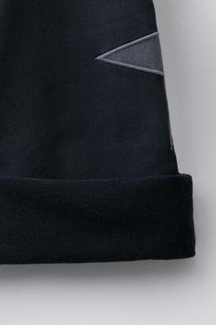 ZARA БРЮКИ ИЗ МЯГКОЙ ТКАНИ WIDE LEG С ЭФФЕКТОМ ПОТЕРТОСТИ И ЗВЕЗДАМИ, АНТРАЦИТОВО-СЕРЫЙ