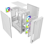 Корпус mATX Powercase ByteFlow Micro White