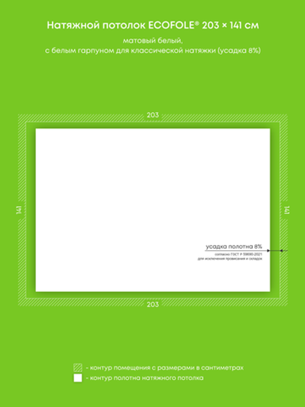 Натяжные потолки 2.9 м2, 5.5 м2, 5.9 м2, 2 м2